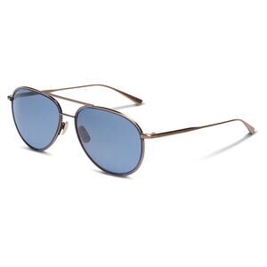Salt. Unisex Antique Gold Indigo Blue Columbia 59 Sunglasses